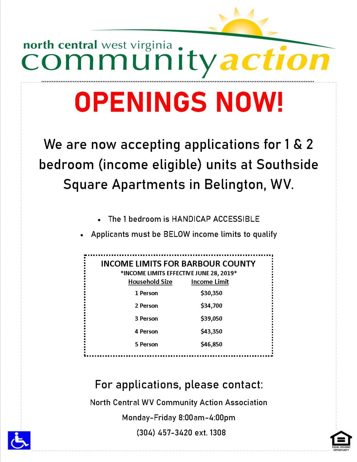 Southside Square Apartments Accepting Applications NCWVCAA