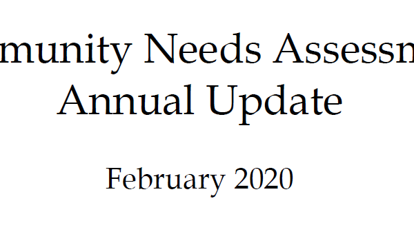 2020 Community Needs Assessment Annual Update